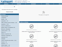 Tablet Screenshot of carvalhofoto.com.br